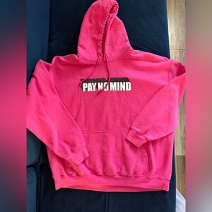 Anti Social Club Pink Hoodie Say no more unisex Size XL